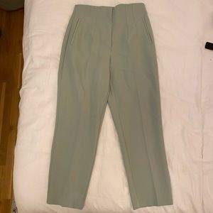 Zara high waisted pant - light mint green